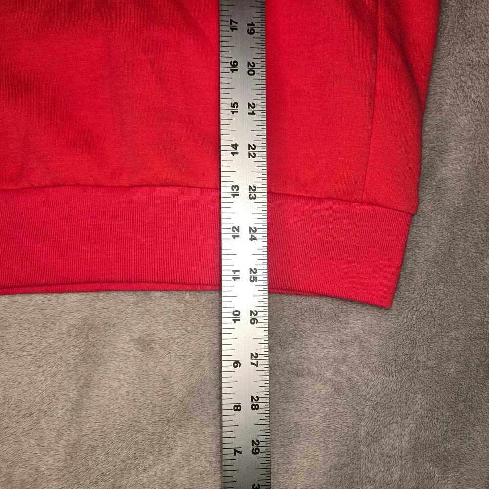 Polo Ralph Lauren Performance Mens Red Snap Mock Neck Sweatshirt Small